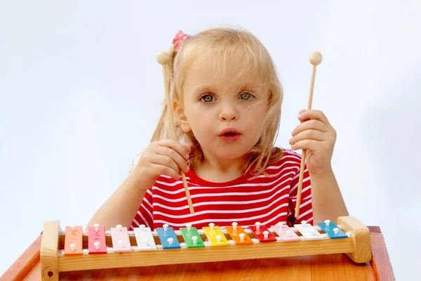 Rainbow xylophone — Zdjęcie stockowe