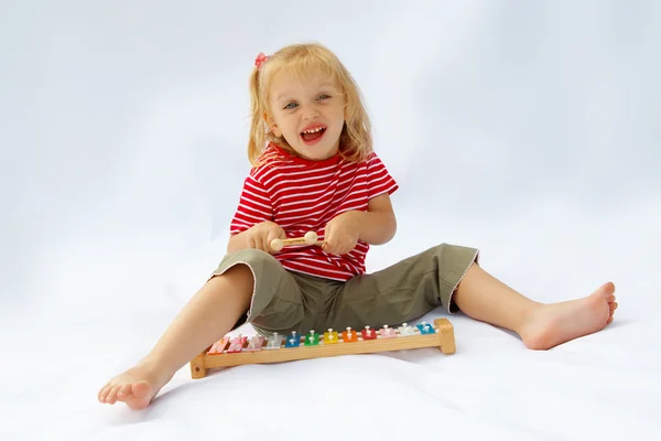 Rainbow xylophone — Stock Photo, Image