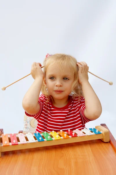 Rainbow xylophone — Stock Photo, Image