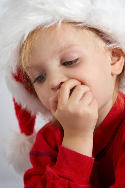 Pequeño chocolate Santa — Foto de Stock