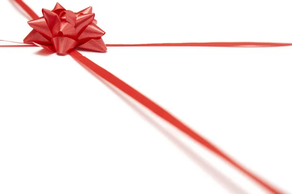 Red bow — Stock Photo, Image