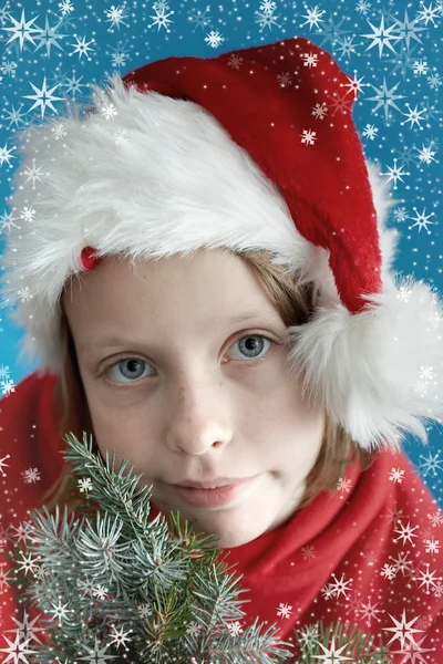 クリスマスの肖像画 — ストック写真