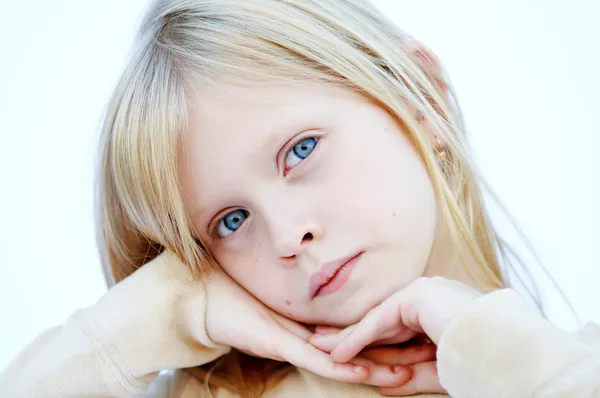 Blue eyes girl — Stock Photo, Image