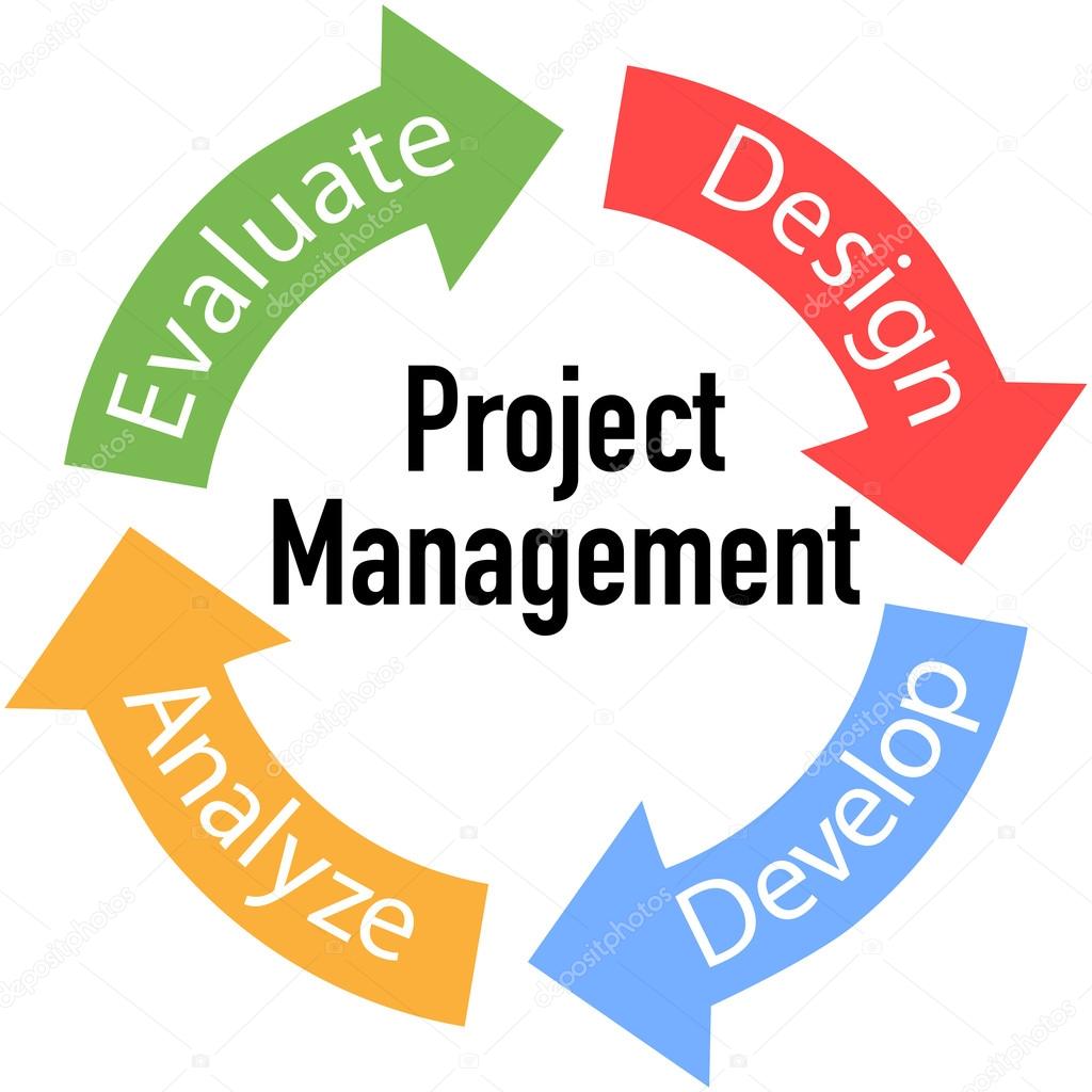 Project Management Business Arrows Cycle — Stock Vector © michaeldb ...