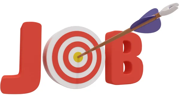 Search target find best business Job — Stock Photo, Image