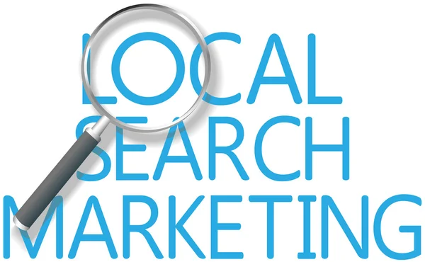 Trova strumento di marketing di ricerca locale — Vettoriale Stock