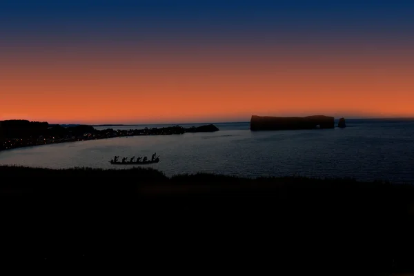 Panorama Gaspesie Yarımadası'nda.