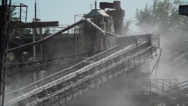 Coal factory — Stock Video