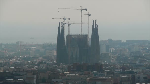 Sagrada Familia, Barcelona, Spain — Stock Video