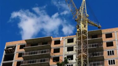 İnşaat vinç çalışma