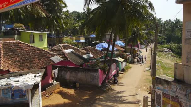 Casa de pueblo india — Vídeo de stock