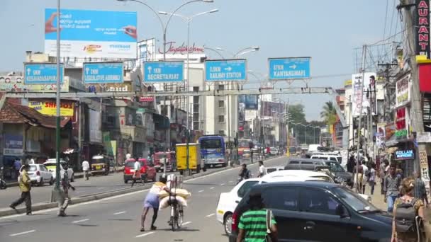 Calles indias — Vídeo de stock