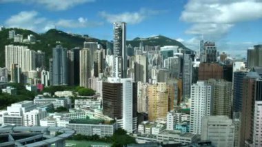 üstten timelapse modern şehir