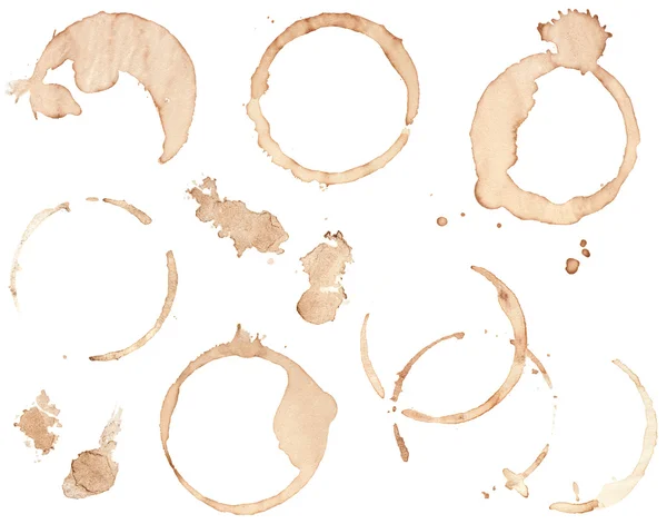 Set of Coffee Stains — Stock Photo, Image