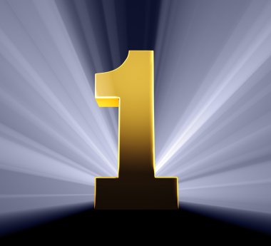 Number One! clipart