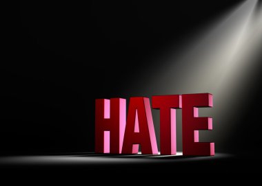 Shining a Light On Hate clipart