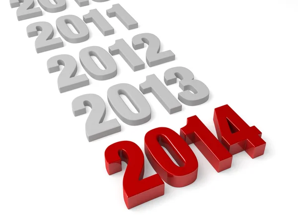 2014 is hier! — Stockfoto