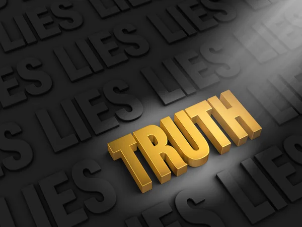 Finding Truth Among Lies — Stock Photo, Image