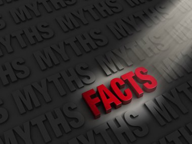 Finding Facts Among Myths clipart
