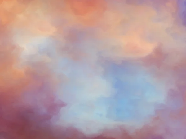 Fantasía de ensueño Nubes Pintura de fondo — Foto de Stock