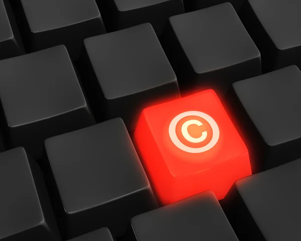 Digitální autorská práva — Stock fotografie