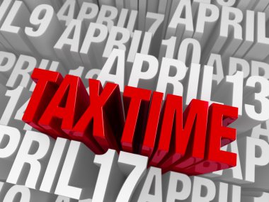 April 15th, Tax Time clipart
