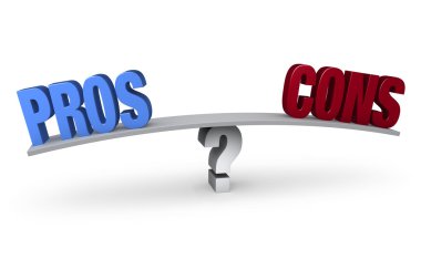Weighing The Pros And Cons clipart