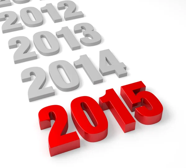 2015 is hier! — Stockfoto