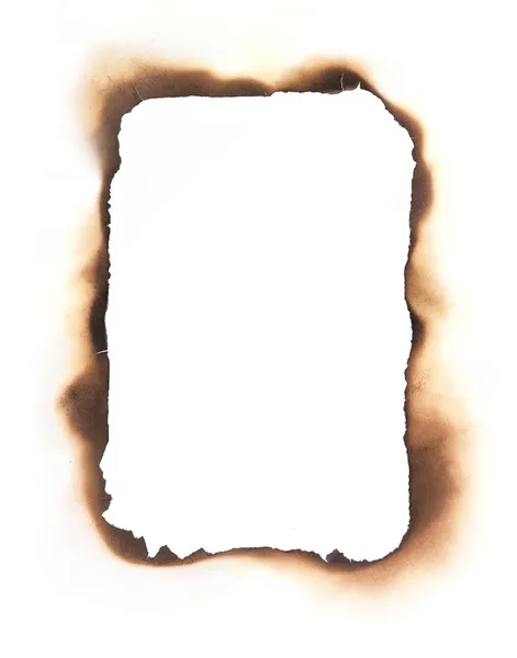 Rectangular Burned Edges Frame — Stock Photo, Image