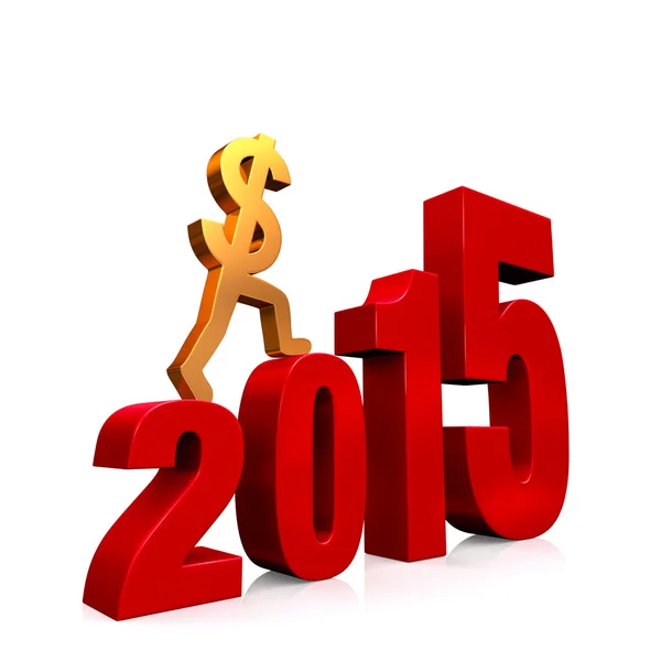 Gospodarki poprawia w 2015 roku — Zdjęcie stockowe