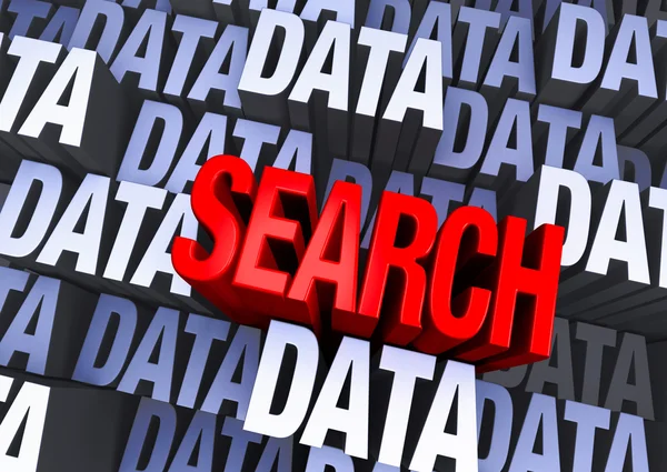 Search A Sea Of Data — Stock Photo, Image