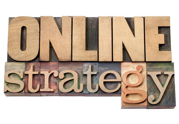 Online strategy — Stock Photo, Image