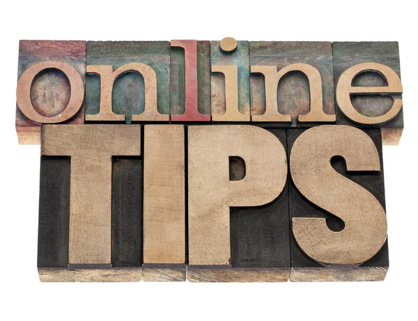 Online tips — Stock Photo, Image