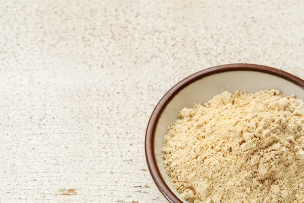 Maca root powder — Stock Photo, Image