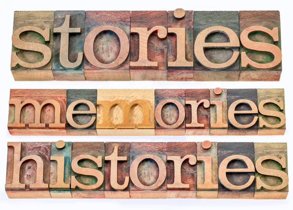 Stories, memories, histories — Stock Photo, Image