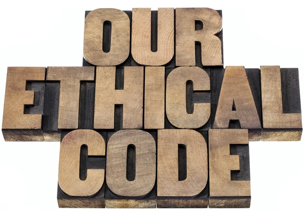 Our ethical code — Stock Photo, Image