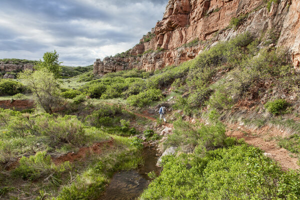 canyon hiker