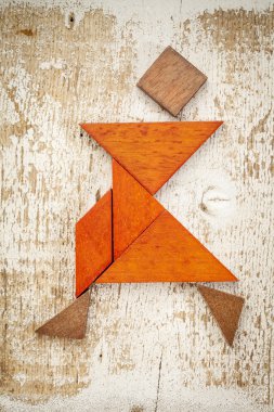 Tangram dansçı figürü