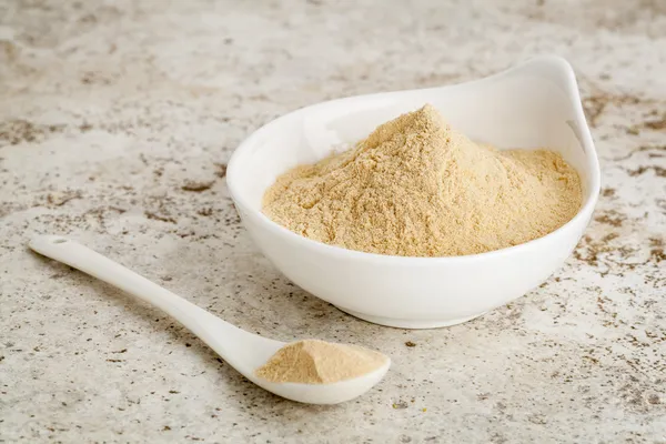 Maca root powder — Stock Photo, Image