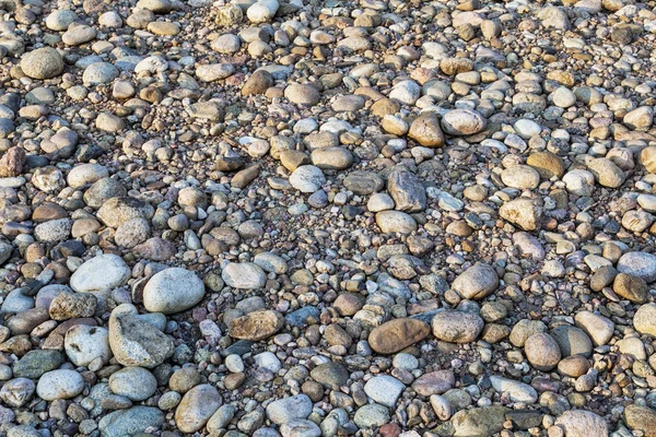 River pebbles background — Stock Photo, Image