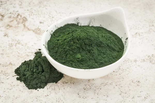 Espirulina havaiana em pó — Fotografia de Stock