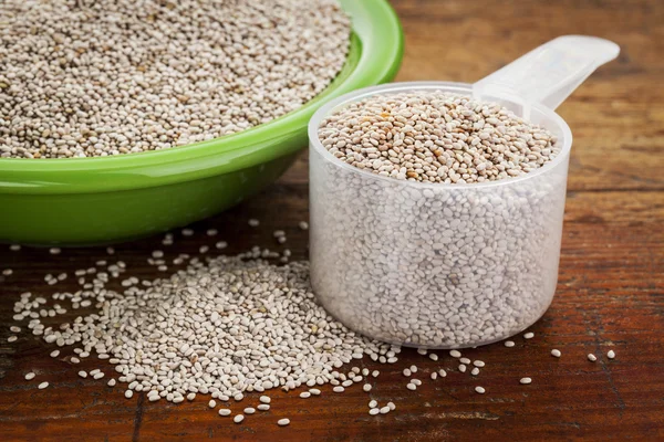 White chia seeds — Stock Photo, Image