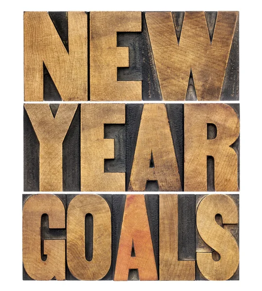 Nový rok cíle — Stock fotografie