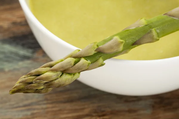 Asparagus cream soup — Stock Photo, Image