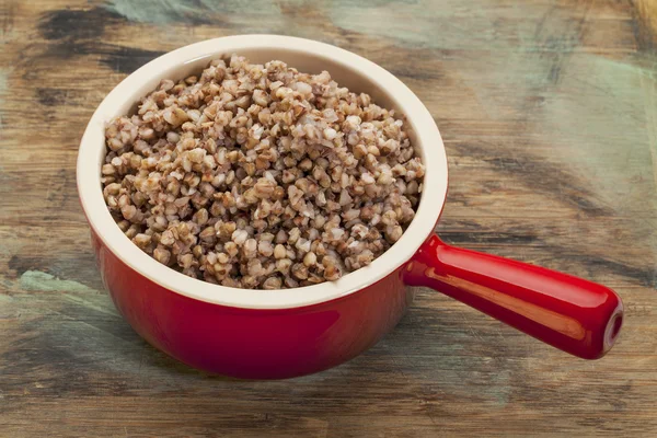 Cooked buckwheat kasha — Stock Photo, Image