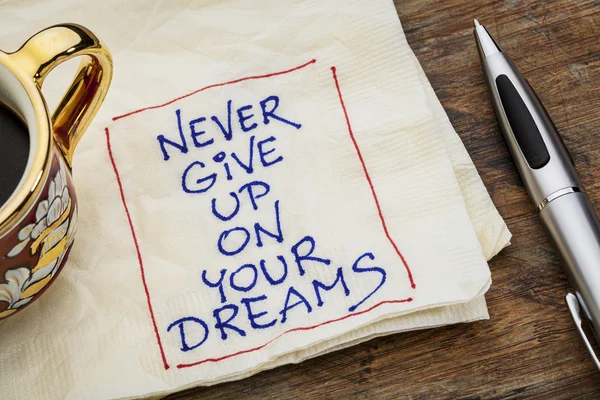 Never give up dreams — Stock Photo, Image