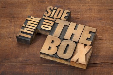 think outside the box clipart