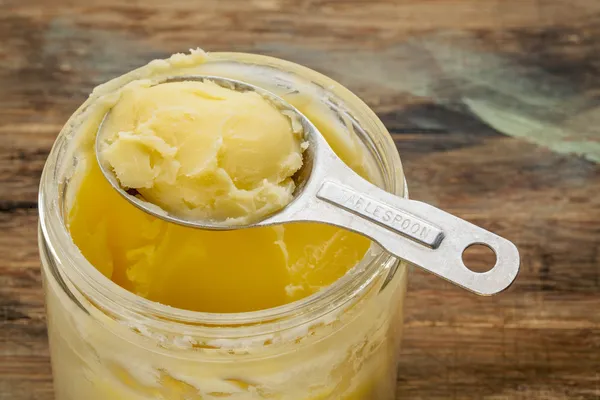 Ghee - clarified butter — Stock Photo, Image