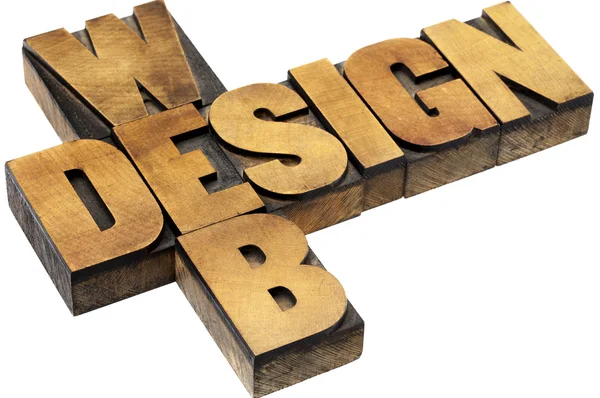 Web design typografie — Stockfoto