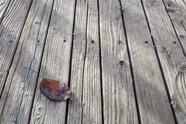 Old weathered wood deck — Stock Photo, Image